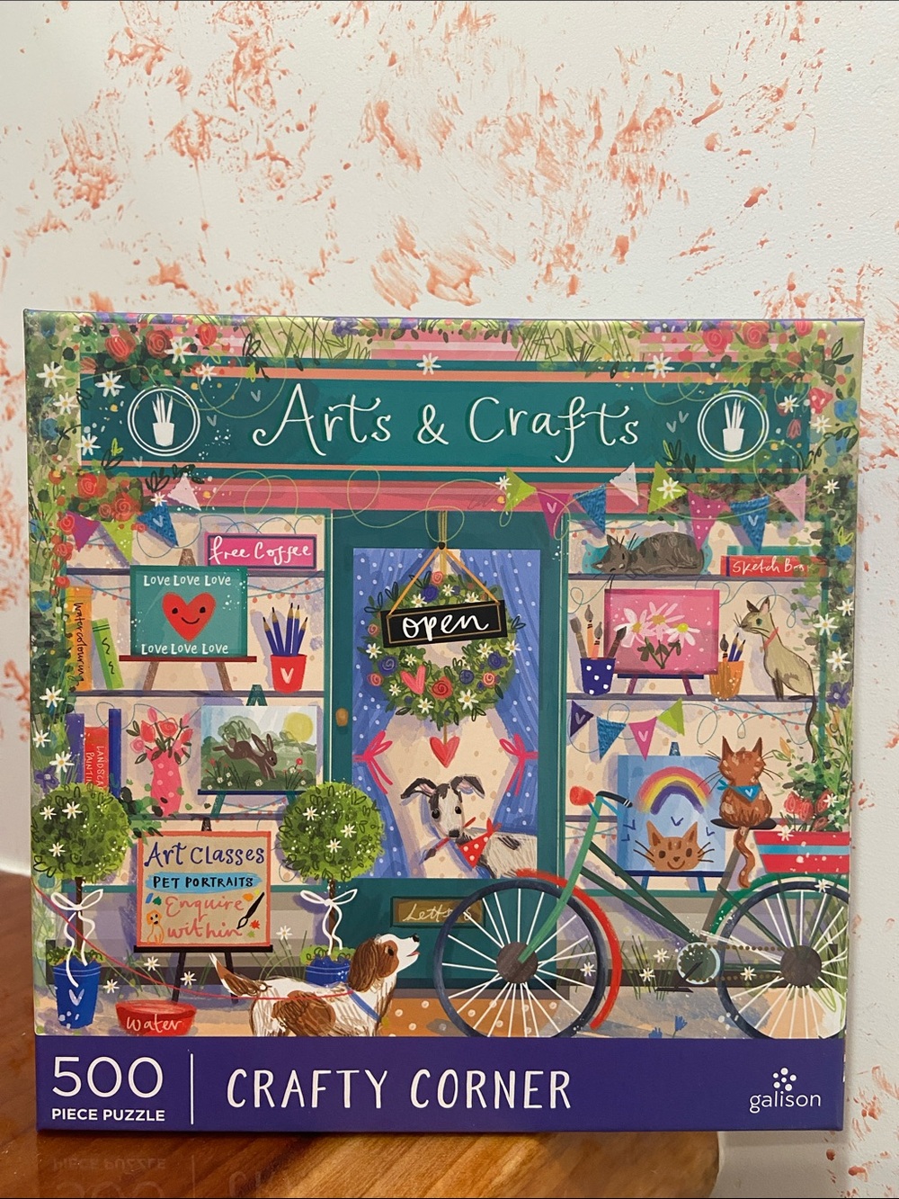 Galison Crafty Corner - 500 Piece Puzzle